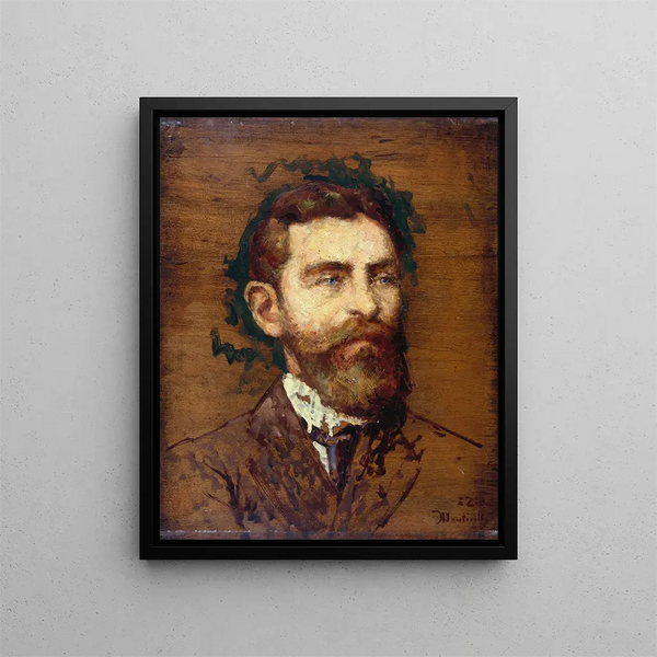 Portrait de François Ziem - Adolphe Monticelli — kehystetty taideteos seinällä