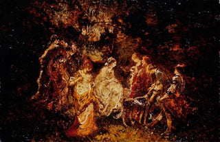 Adolphe Monticelli - The Empress Eugenie at St Cloud.webp