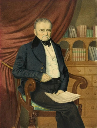 Adolphus H A Wing - Portrait of Seated Man with Newspaper.webp