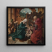 Adoration des bergers - Hans Leonhard Schufelein — kehystetty taideteos seinällä