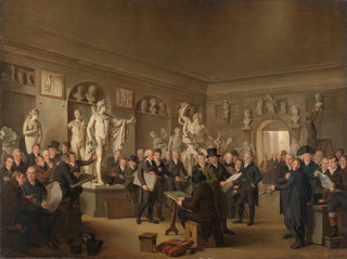 Adriaan de Lelie - The Sculpture Gallery of the Felix Meritis Society.webp
