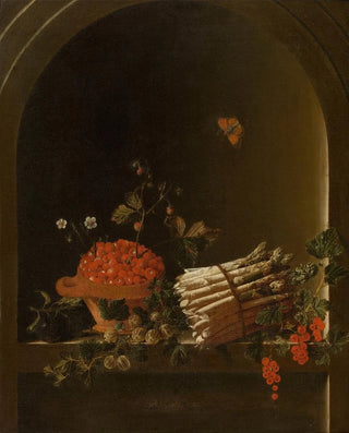 Adriaen Coorte - Still Life with Fruit and Asparagus.webp