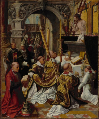 Adriaen Isenbrandt - The Mass of Saint Gregory the Great.webp