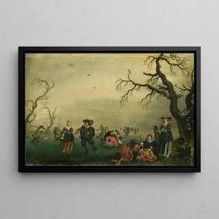 Adriaen Pietersz Van De Venne - Ice Skaters.webp