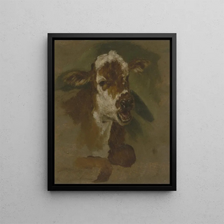 Adriaen van de Velde - Cattle head.webp