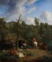 La cabane - Adriaen van de Velde — näkymä teoksesta
