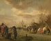 Plaisirs d'hiver - Adriaen van de Velde — näkymä teoksesta