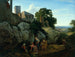Ariccia - Adrian Ludwig Richter — näkymä teoksesta
