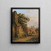 Figures sur un mur de la ville - Adrianus Eversen — kehystetty taideteos seinällä
