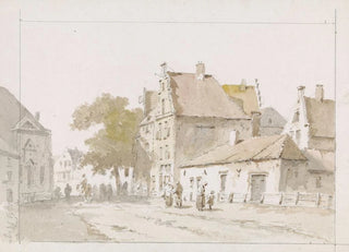 Adrianus Eversen - Gezicht te sGravenhage.webp