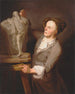 Louis-François Roubiliac muovaamassa monumenttia Shakespeare - Adrien Carpentiers — näkymä teoksesta