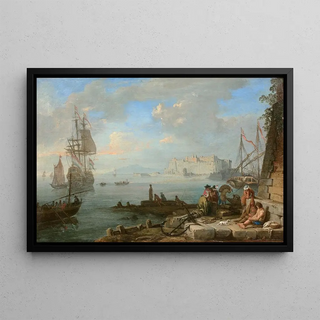 Adrien Manglard - Vue du Castel dellOvo dans la baie de Naples.webp