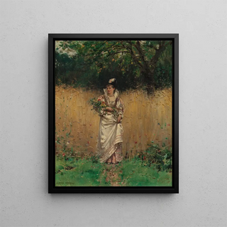 Adrien Moreau - Gathering Wild Flowers.webp