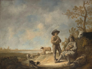 Bergers jouant de la flûte - Aelbert Cuyp — näkymä teoksesta