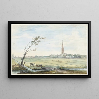 Aert Schouman - Het dorp sGravezande.webp
