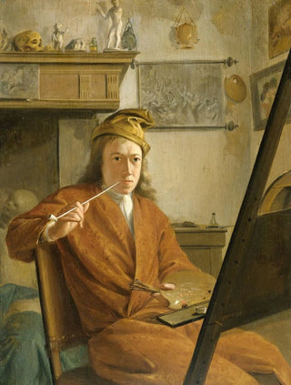 Aert Schouman - Portrait of a Painter perhaps the Artist Himself.webp