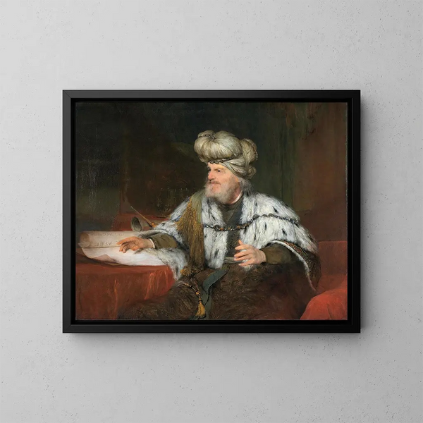 Roi David - Aert de Gelder — kehystetty taideteos seinällä