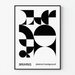 Juliste Bauhaus - Keskeiset muodot