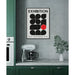 Juliste Bauhaus Musta ja Punainen - Design 1923