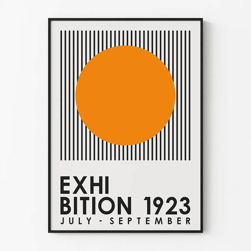 Affiche Bauhaus - Soleil Graphique