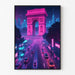 Pariisin Cyberpunk-juliste - Triumfikaari