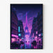 Pariisin cyberpunk-juliste - Eiffel-torni