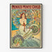 Juliste Monte-Carlo Vintage by Alphonse Mucha — kehystetty taideteos seinällä