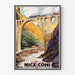 Juliste Nice en train Vintage