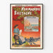 Juliste Normandia Bretagni – Rannikkokylpylät ja retket (noin 1900)