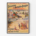 Juliste Normandia Bretagne vintage – Junamatkoja (noin 1900)