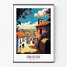 Juliste Obidos Portugal Vintage