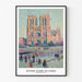 Juliste Pariisi - Maalaus Notre-Dame de Paris - Maximilien Luce