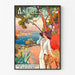 Juliste Vintage - Antibes - Côte d'Azur