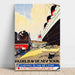 Juliste Vintage Paris Le Havre New York