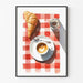 Juliste dekoraatio keittiö - Café Croissant