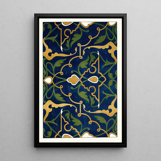 Afghan Boundary Commission - 18 plates of ornamental tiles from the Afghan Boundary Commission Pl 15.webp