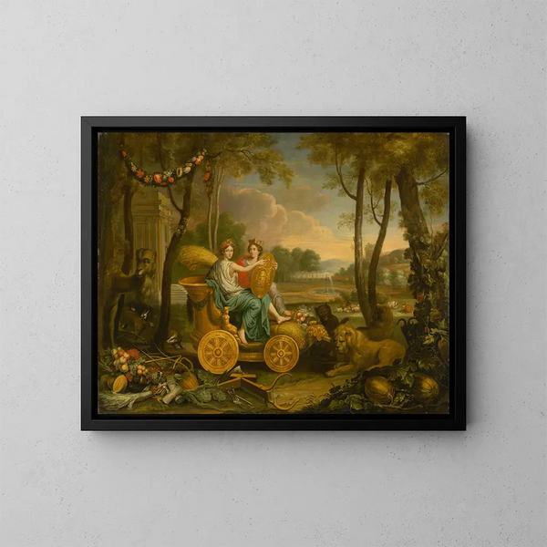 Apothéose de Louis XIV - Après Charles Le Brun — kehystetty taideteos seinällä
