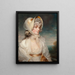 Portrait de l'honorable Lucy Elizabeth Byng - Après John Hoppner — kehystetty taideteos seinällä