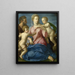 La Sainte Famille avec l'enfant saint Jean-Baptiste - Agnolo Bronzino — kehystetty taideteos seinällä