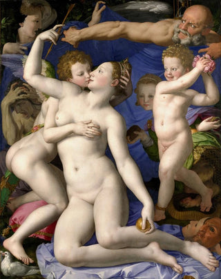 Agnolo Bronzino - Venus Cupid Folly and Time.webp