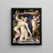 Venus Cupidon Folie et Temps - Agnolo Bronzino — kehystetty taideteos seinällä