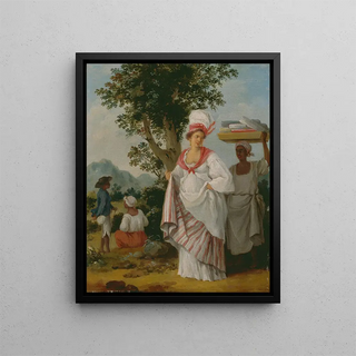 Agostino Brunias - A West Indian Creole Woman Attended by her Black Servant.webp