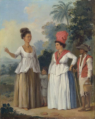 Agostino Brunias - West Indian Women Of Color With A Child And Black Servant.webp