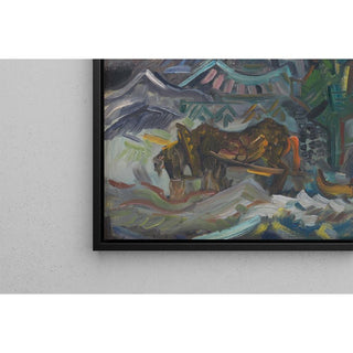 Agriculteurs au repos - Arnold Peter Weisz-Kubincan | Reproduction Tableau Décoration murale affiche copie