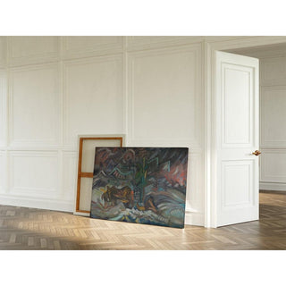 Agriculteurs au repos - Arnold Peter Weisz-Kubincan | Reproduction Tableau Décoration murale affiche copie