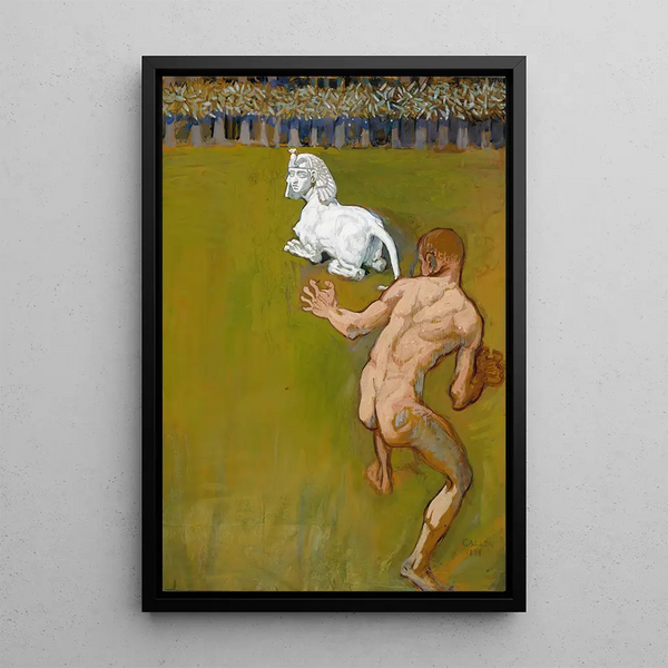 Conceptio Artis - Akseli Gallen-Kallela — kehystetty taideteos seinällä