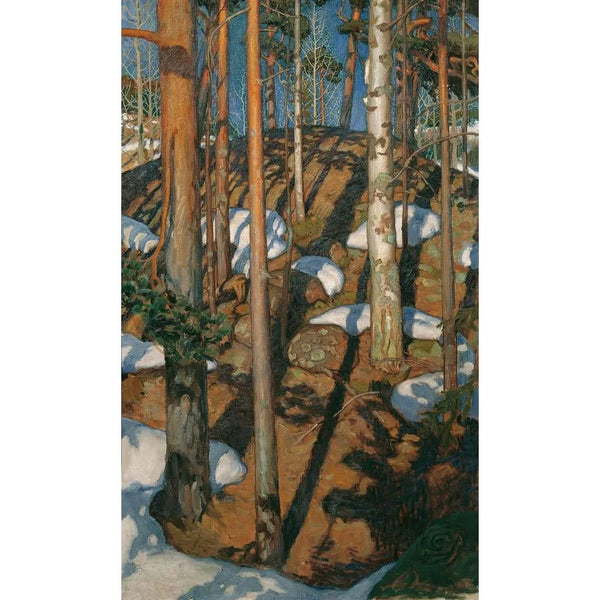 Kevätmaalaus - Akseli Gallen-Kallela — kehystetty taideteos seinällä