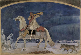 Akseli GallenKallela - Kullervo Sets Off For Battle.webp