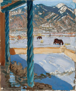 Akseli GallenKallela - Taos Home in Sunlight.webp