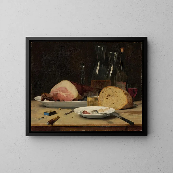 Luonnollinen kuolema liiallinen - Albert Anker — kehystetty taideteos seinällä